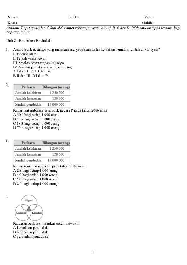 49138579 latihan-geo-ting-2-bab-8-perubahan-penduduk