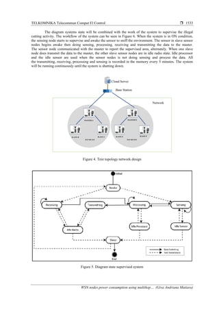 WSN nodes power consumption using multihop routing protocol for illegal ...