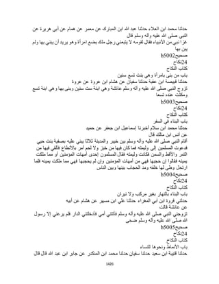 البخاري ومسلم 4919