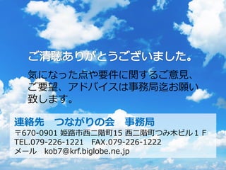 ݤˤʤäҪv뤴Ҋ
ҪɥХվ
¤ޤ
Bj Ĥʤλ վ
670-0901 ·A15 AĤľӥ룱
TEL.079-226-1221 FAX.079-226-1222
` kob7@krf.biglobe.ne.jp
 