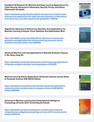 Advances In Machine Learning Applications In Software Engineering ...