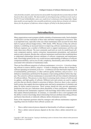 Advances In Machine Learning Applications In Software Engineering ...