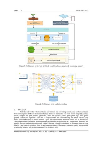 An artificial intelligence solution for crop recommendation | PDF