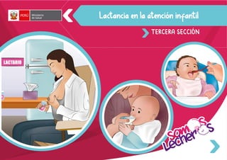 Lactancia en la atención infantil
TERCERA SECCIÓN
LECHE
MATERNA
LECHE
MATERNA
LACTARIO
 