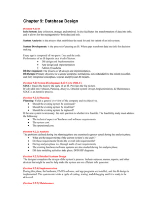 Database Design and Implementation | PDF