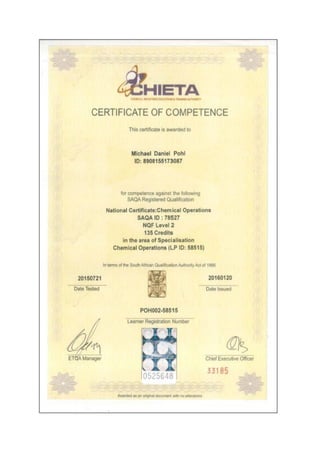 NQF 2 - Certificate