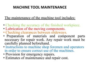 Machine Slide Maintenance 493075835-Machine-Tools-Installation-Maintenance-pptx.pdf