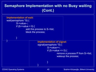 Process Synchronization for operating Systems | PPT