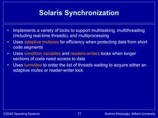 Process Synchronization for operating Systems | PPT