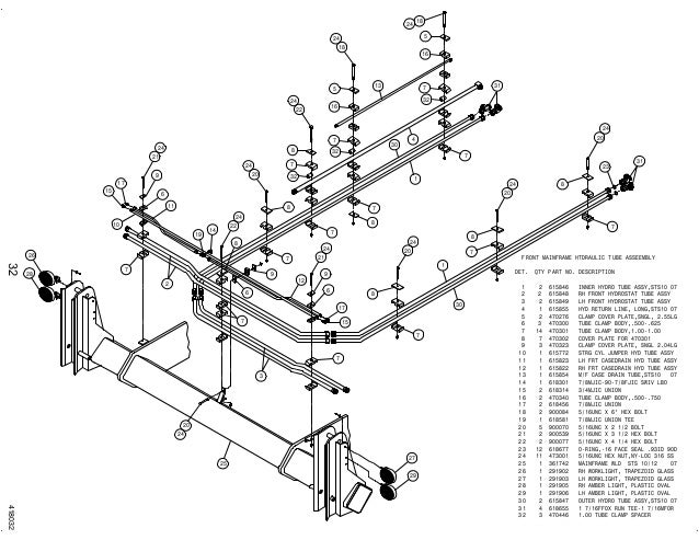 Hagie Upfront Sts 12 Combo Parts Manual 08
