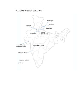 MANUFACTURINGH LOCATION
 
