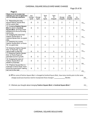 CARDINAL SQUARE BOULEVARD NAME CHANGE
Page 25 of 35
CARDINAL SQUARE BOULEVARD
Page 2:
 