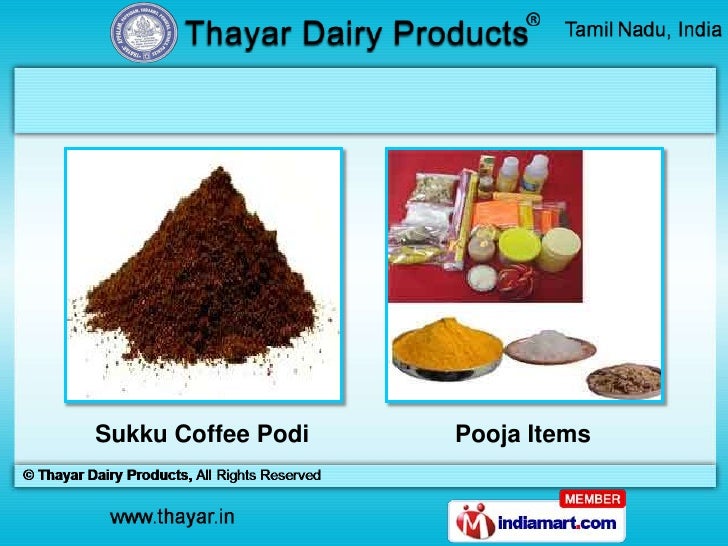 Thayar Dairy Products Tamil Nadu India