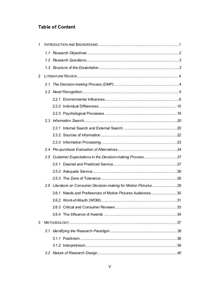 Msc marketing dissertation