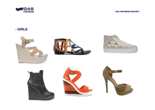 - GIRLS
GAS FOOTWEAR PROJECT
 