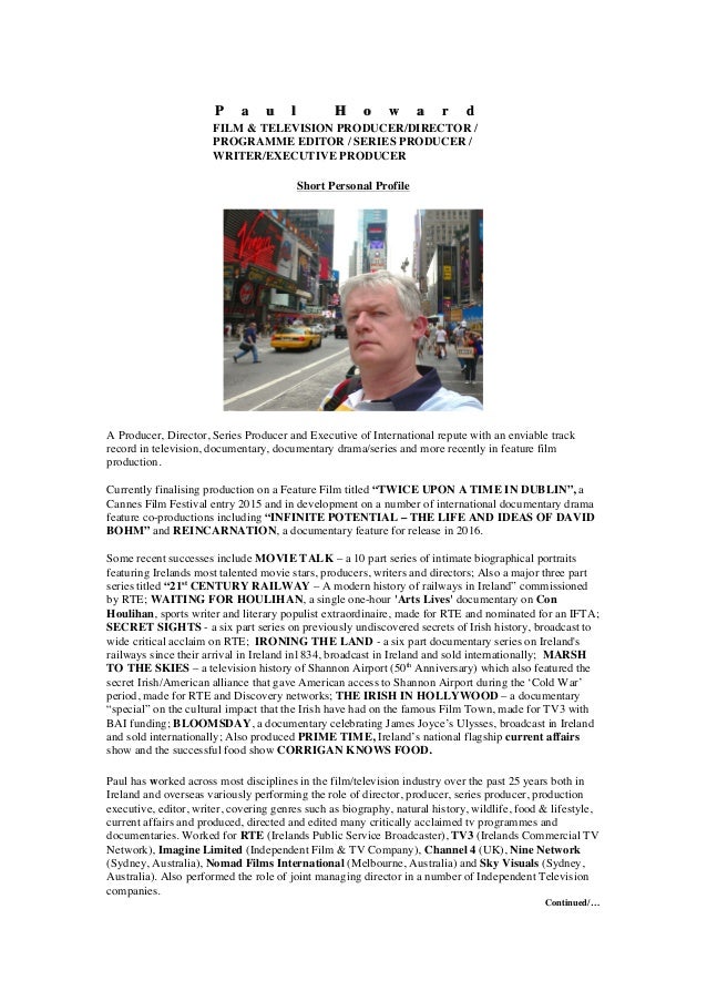 Paul Howard Short Cv - 