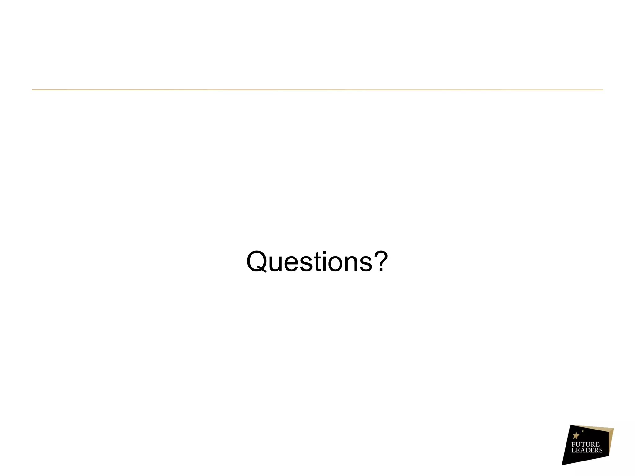 Questions?
 