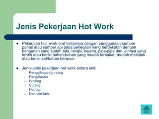 standar operational prosedur pekerjaan panas | PPT