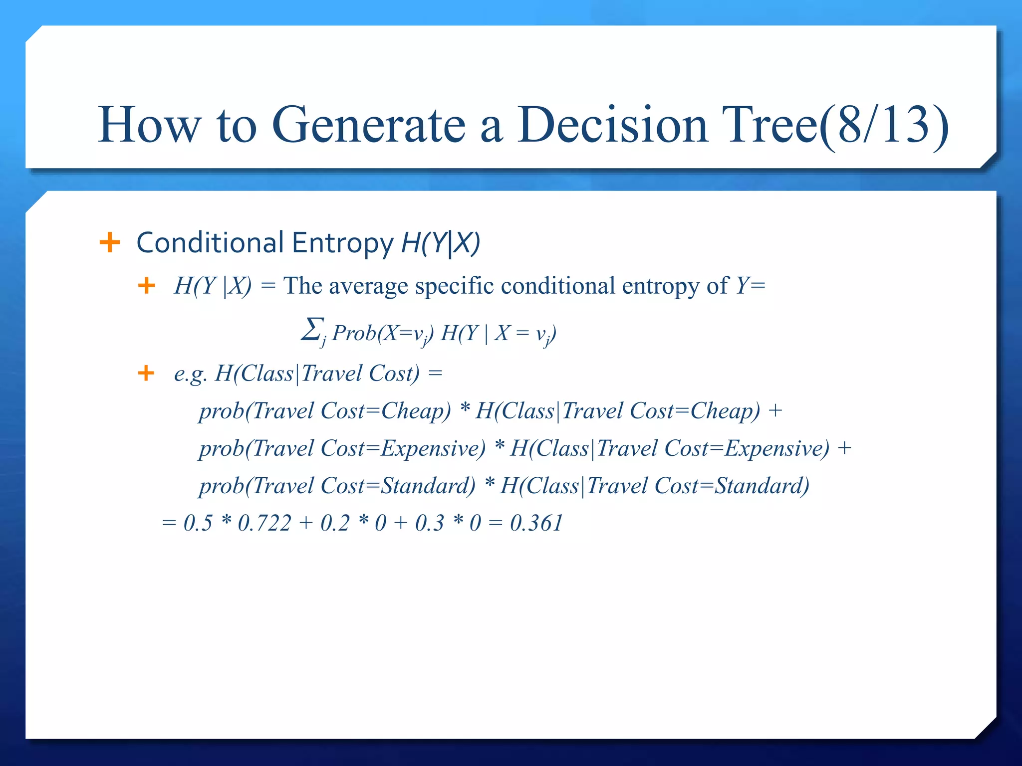 Decision Tree - ID3 | PPTX