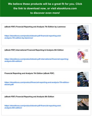 (eBook PDF) International Financial Reporting and Analysis 7th Edition ...