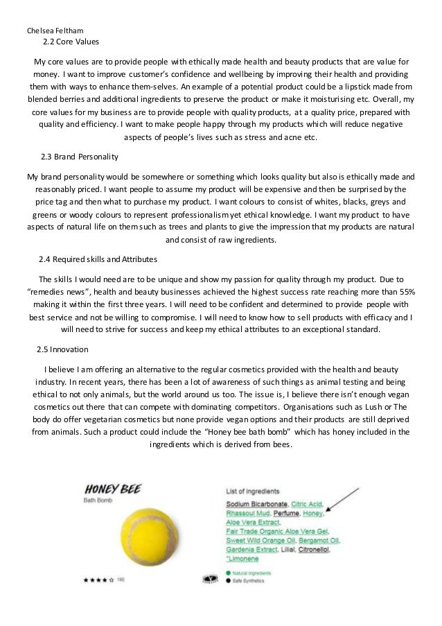 Vegan business plan picture