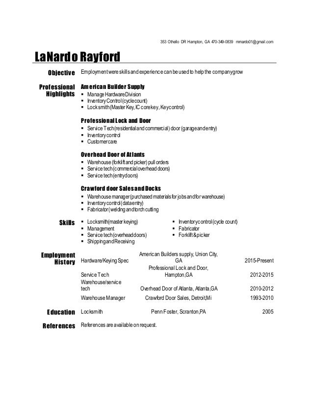 Nardo Resume
