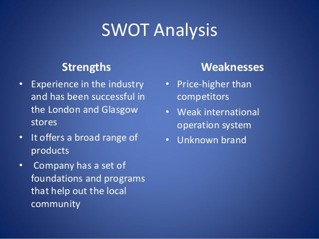 Whole Foods Strengths Whole Foods Strengths