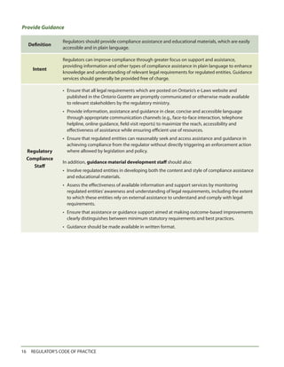 Regulators Code of Practice | PDF