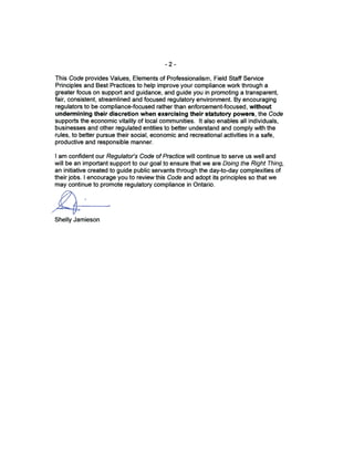 Regulators Code of Practice | PDF