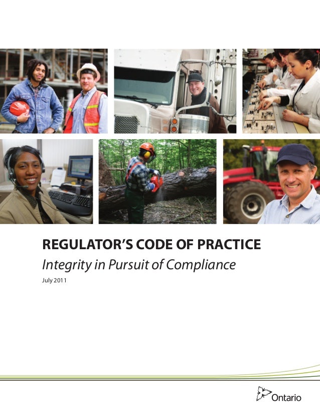 Regulators Code of Practice