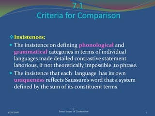 Some Issues of Contention in Contrastive Analysis | PDF