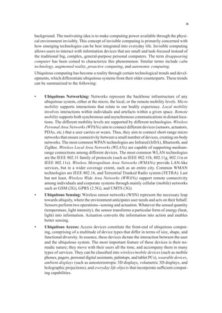 Advances in Ubiquitous Computing Future Paradigms and Directions Soraya ...