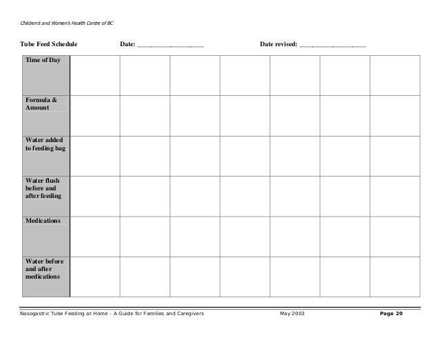 49718 nasogastrictubefeeding tube feeding equivalent chart