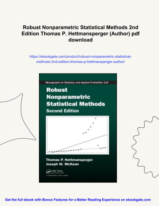Robust Nonparametric Statistical Methods 2nd Edition Thomas P ...