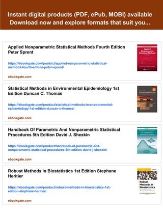 Robust Nonparametric Statistical Methods 2nd Edition Thomas P ...