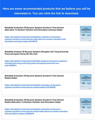 Dynamic System Reliability Modeling And Analysis Of Dynamic And ...