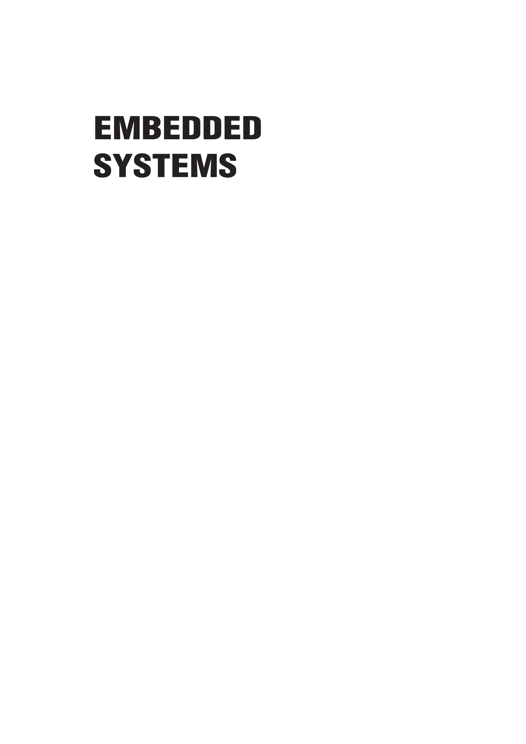 EMBEDDED
SYSTEMS
 