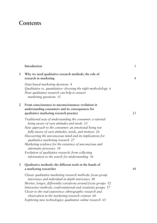 Qualitative Marketing Research Understanding Consumer Behaviour Maison ...