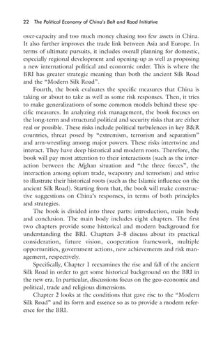 The Political Economy Of Chinas Belt And Road Initiative Zou Lei | PDF