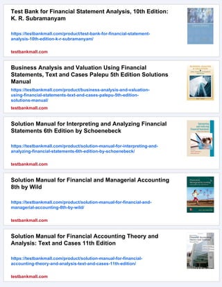 FINANCIAL STATEMENT ANALYSIS K R SUBRAMANYAM PDF visual data 5