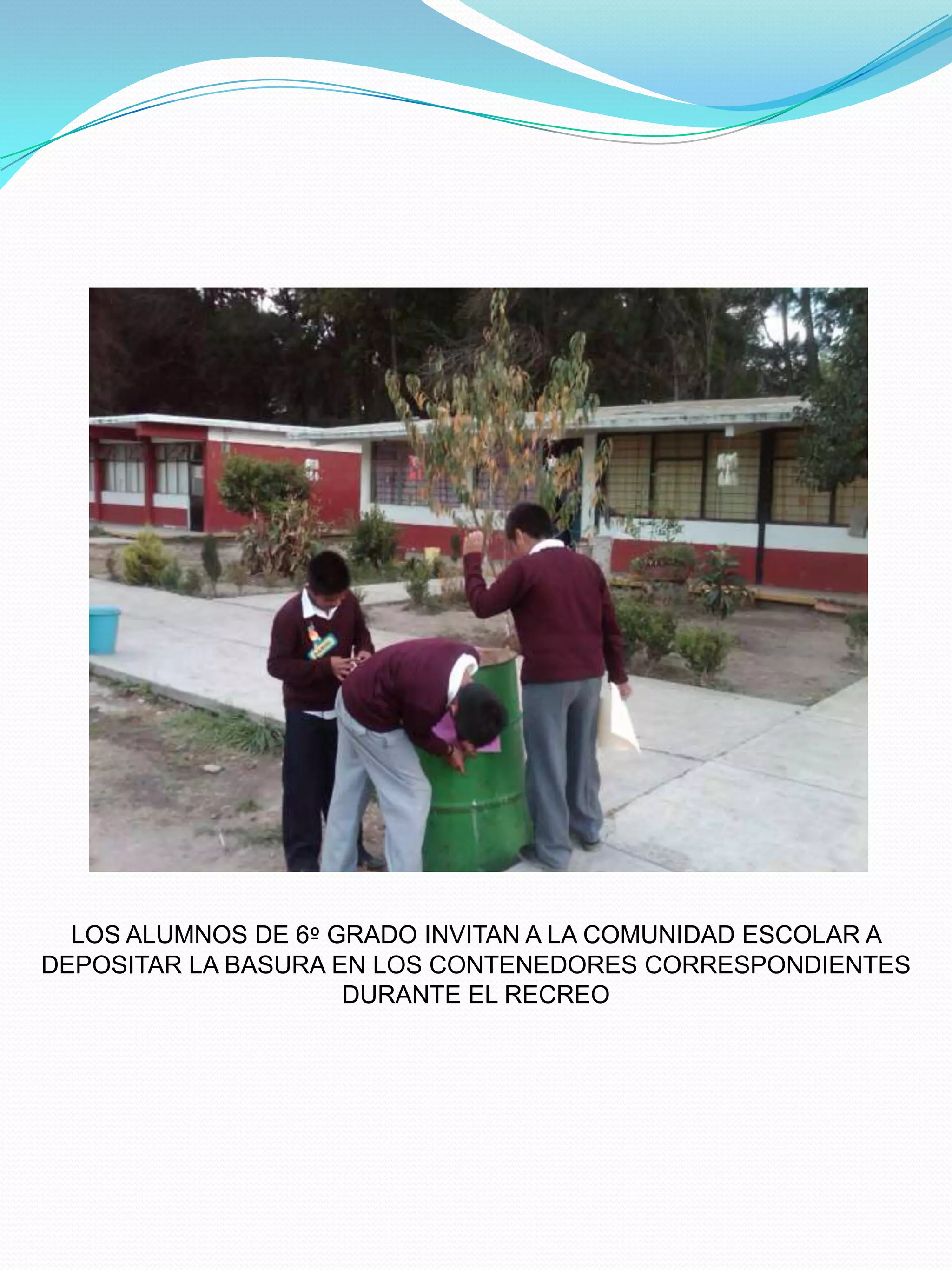 498.la problemática de la basura en la escuela primaria en el ciclo ...