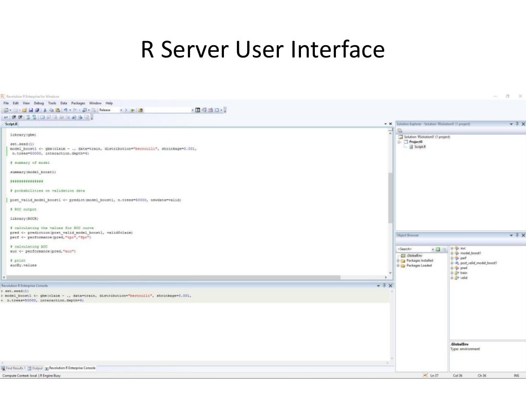 Introduction to Microsoft R Services