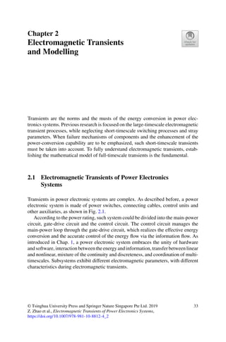Electromagnetic Transients Of Power Electronics Systems 1st Ed ...