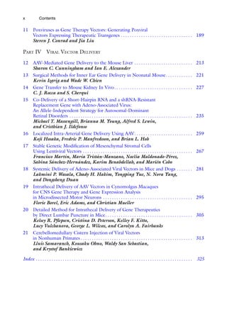 Viral Vectors For Gene Therapy Methods And Protocols 1st Ed Fredric P ...