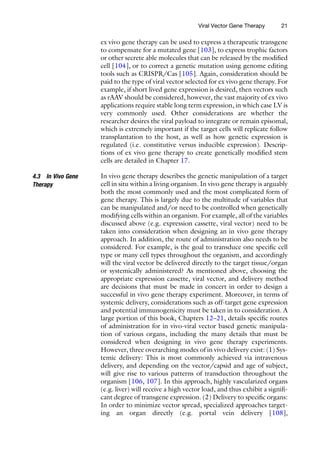 Viral Vectors For Gene Therapy Methods And Protocols 1st Ed Fredric P ...