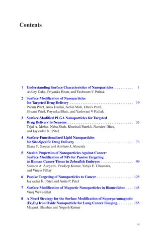 Surface Modification Of Nanoparticles For Targeted Drug Delivery 1st Ed ...