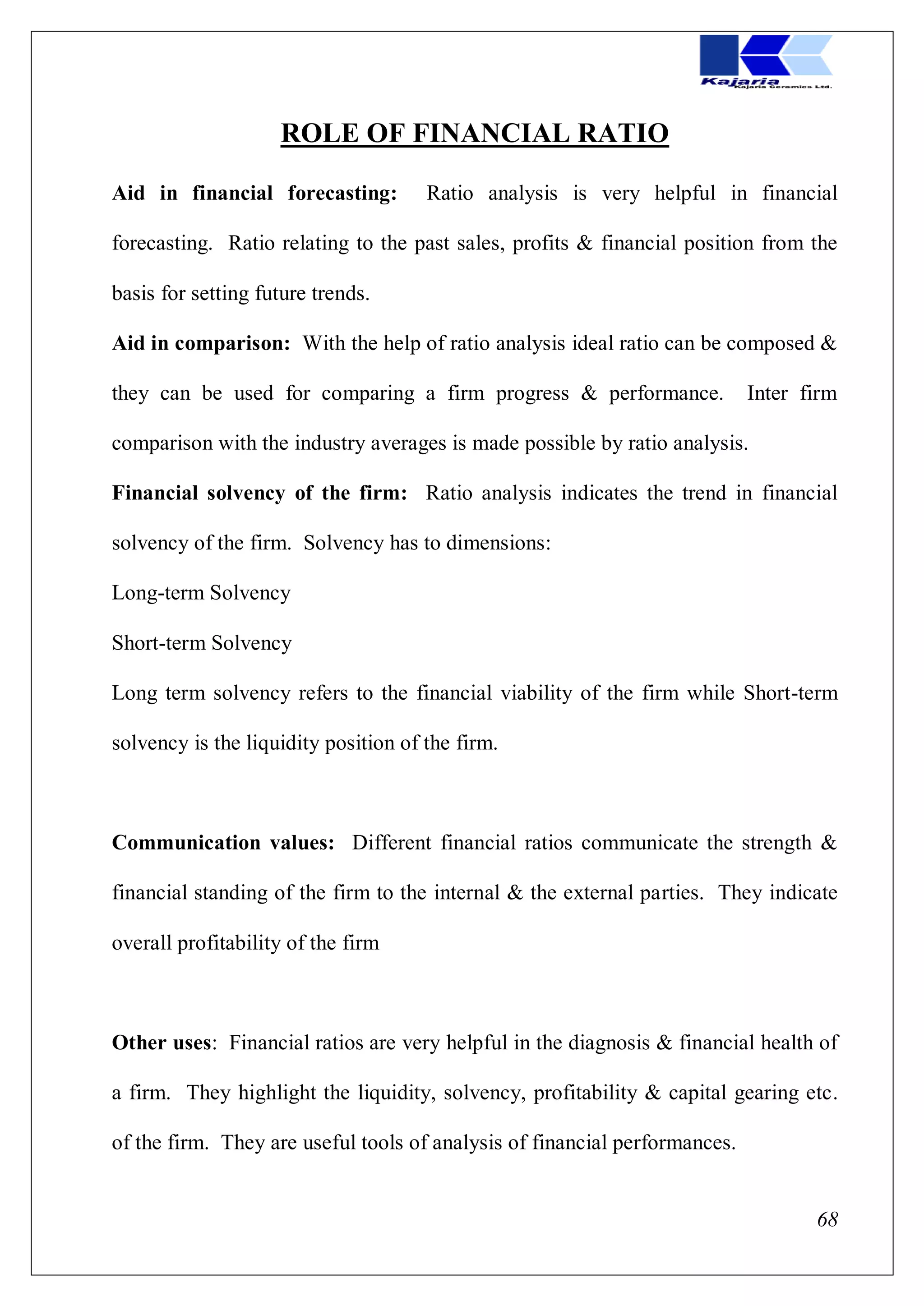 49843624  project-report-on-financial-statement-analysis-of-kajaria-ceramics-ltd-120426155958-phpapp01  | PDF