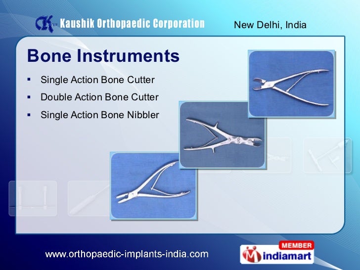 Spinal Surgery Instruments By Kaushik Orthopaedic Corp., New Delhi