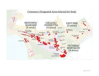 MXD Intro-17
EAST SIDE
(5 areas)
COLLEGE/
POINSETTIA
(4 areas)
MIDTOWN/
SEAWARD
(6 areas)
VICTORIA/
MONTALVO
(4 areas)
 