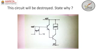 This circuit will be destroyed. State why ?
 